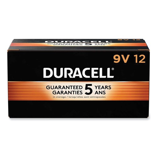 Batteries | Duracell MN1604BKD 9V CopperTop Alkaline Batteries (12/Box) image number 0