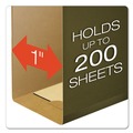 File Folders | Pendaflex 04152X1 1 in. Extra Capacity 1/5-Cut Tabs Reinforced Hanging Letter File Folders with Box Bottom - Green (25/Box) image number 5
