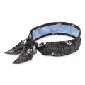 Cooling Gear | Ergodyne 12569 Chill-Its 6700CT One Size Fits Most Cooling Bandana PVA Tie Headband - Skulls image number 0