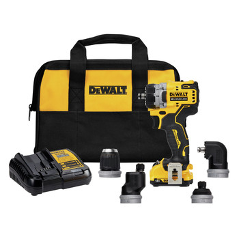 DRILLS | Dewalt DCD703F1 XTREME 12V MAX Brushless Lithium-Ion Cordless 5-In-1 Drill Driver Kit (2 Ah)