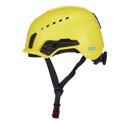 Hard Hats | MSA 10242631 V-Gard H2 Vented Safety Helmet - Yellow image number 0