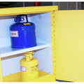 Safety Cabinets | JOBOX 1-859990 90 Gallon Heavy-Duty Safety Cabinet (Yellow) image number 2