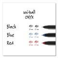Pens | uni-ball 60144 ONYX Fine 0.7 mm Roller Ball Pen - Black/Red Barrel (1-Dozen) image number 7