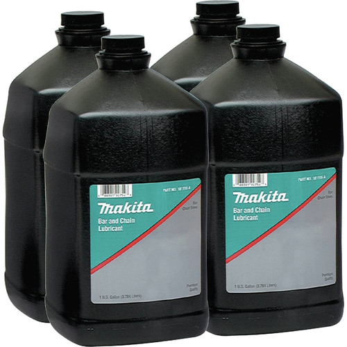 Lubricants and Cleaners | Makita 181116-A-4 1 Gal. Bar and Chain Oil (4-pack) image number 0
