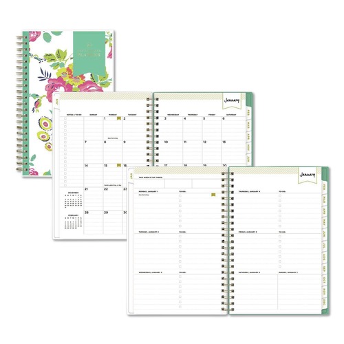 Calendars & Planners | Blue Sky BLS103619 8 in. x 5 in. 12-Month (Jan-Dec 2026) Day Designer Peyton Weekly/Monthly Planner - White image number 0