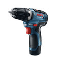 Combo Kits | Bosch GXL12V-220B22 12V Max Brushless Lithium-Ion 3/8 in. Cordless Drill Driver/1/4 in. Hex impact Driver Combo Kit (2 Ah) image number 1
