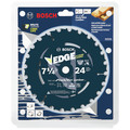 Circular Saw Blades | Bosch DCB724D Daredevil 7-1/4 in. 24 Tooth Circular Saw Blade for Decking and Wet Lumber image number 1