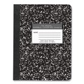 Notebooks & Pads | Roaring Spring 77227 9.75 in. x 7.5 in. Sheets Hardcover Marble Composition Book - Black Marble Cover (48/Carton) image number 0