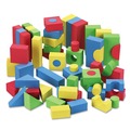 Office Jansan | WonderFoam PAC4380 High-Density Foam Blocks - Assorted Colors (68/Pack) image number 0