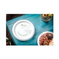 Bowls and Plates | Pactiv Corp. PSP10EC EarthChoice Pressware 10 in. Diameter Plate Paper Compostable Dinnerware - White (300/Carton) image number 3