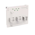 Office Jansan | Kantek PBS120W 20.58 in. x 1 in. x 17 in. 3-Compartment Steel Pegboard Organizer - White image number 2