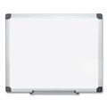  | MasterVision CR1501170MV 48 in. x 96 in. Silver Aluminum Frame Porcelain Value Dry Erase Board White Surface image number 0