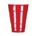 Cutlery | Hefty PAC C20950 Easy Grip Disposable Plastic 9 oz. Party Cups - Red (50/Pack, 12 Packs/Carton) image number 0