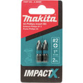 Bits and Bit Sets | Makita A-96469 Makita ImpactX #2 Phillips 1 in. Insert Bit, 2/pk image number 1