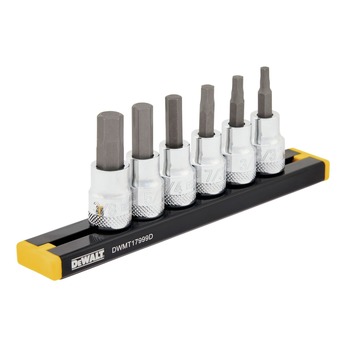 Dewalt (6-Piece) 3/8 in. Drive SAE Hex Bit Socket Set