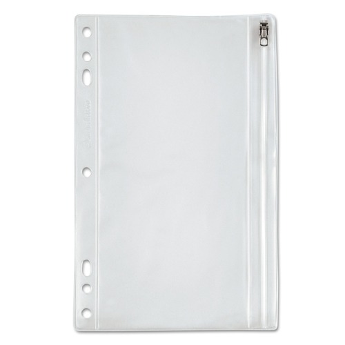 Customer Appreciation Sale - Save up to $60 off | Oxford 68599 9-1/2 in. x 6 in. Zippered Ring Binder Pocket - Clear image number 0