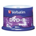 Office Electronics & Batteries | Verbatim 95037 4.7 GB 16x DVD R Recordable Disc - Matte Silver (50/Pack) image number 1