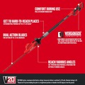 Hedge Trimmers | Factory Reconditioned Craftsman CMCPHT818D1R V20 Lithium-Ion 18 in. Cordless Pole Hedge Trimmer Kit (2 Ah) image number 9