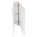 Office Jansan | Universal UNV20972 Economy 1.5 in. Capacity 11 in. x 8.5 in. Round 3-Ring View Binder - White image number 6