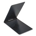 File Folders | Oxford 71606 8.5 in. x 14 in. 2 in. Capacity Two-Prong Metal Fastener Pressboard Report Cover with Reinforced Top Hinge - Black image number 3