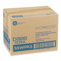 Cutlery | Dixie SSWPK5 SmartStock Wrapped Heavyweight Cutlery Knives Refill - Black (960/Carton) image number 3