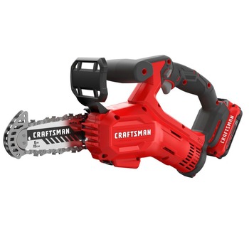 Factory Reconditioned Craftsman V20 Brushed Lithium-Ion Cordless Pruning Chainsaw Kit (2 Ah)