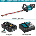 Hedge Trimmers | Factory Reconditioned Makita XHU07T-R 18V LXT Brushless Lithium-Ion 24 in. Cordless Hedge Trimmer Kit (5 Ah) image number 6