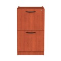  | Alera ALEVA542822MC 15.63 in. x 20.5 in. x 28.5 in. Valencia Series 2-Drawer Full File Pedestal - Medium Cherry image number 0