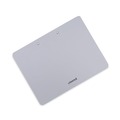 Office Jansan | Universal UNV40302 0.5 in. Clip Capacity 11 in. x 8.5 in. Landscape Orientation Plastic Brushed Aluminum Clipboard - Silver image number 2