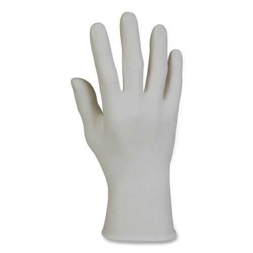 Disposable Gloves | Ansell 50708 3.5 mil Thick 9.5 in. Long Powder-Free STERLING Nitrile Exam Gloves - Large, Sterling Gray (200/Box) image number 0