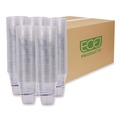 Labor Day Sale! Save $30 off $199! | Eco-Products EP-CR12 BlueStripe 12 oz. Plastic 25 Percent Recycled Content Cold Cups - Clear/Blue (20/Carton) image number 0