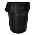 Trash & Waste Bins | Rubbermaid Commercial FG264360BLA 44 gal. Vented Round Plastic Brute Container - Black image number 1