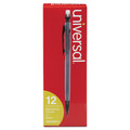Universal UNV22010 0.7 mm, HB (#2.5), Mechanical Pencil - Black Lead, Smoke Barrel (1-Dozen) image number 0