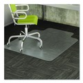 Office Jansan | Deflecto CM13113COM Duramat 36 in. x 48 in. Moderate Use Lipped Chair Mat Roll For Low Pile Carpet - Clear image number 10
