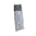 Office Jansan | Boardwalk BWK552 Rayon/Polyester Wide Floor Finish Mop Head - Medium, White/Blue (12/Carton) image number 1