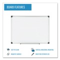  | MasterVision CR1501170MV 48 in. x 96 in. Silver Aluminum Frame Porcelain Value Dry Erase Board White Surface image number 6