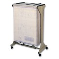  | Safco 5060 43.75 in. x 20.5 in. x 51 in. 18 Hanging Clamps Mobile Plan Center Sheet Rack - Sand image number 1