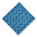 Labor Day Sale! Save $30 off $199! | Rubbermaid Commercial FGQ62000BL00 HYGEN 16 in. x 16 in. Microfiber Cleaning Cloths - Blue (12/Carton) image number 2