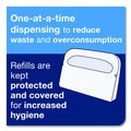 Office Jansan | Tork TC0020 14.5 in. x 17 in. Half-Fold Paper Toilet Seat Cover - White (250/Pack, 20 Packs/Carton) image number 5