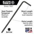 Hex Keys | Klein Tools BL6 3/32 in. L-Style Ball-End Hex Key image number 1