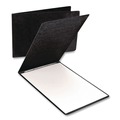 File Folders | Oxford 71606 8.5 in. x 14 in. 2 in. Capacity Two-Prong Metal Fastener Pressboard Report Cover with Reinforced Top Hinge - Black image number 1