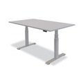 Office Desks & Workstations | Fellowes Mfg Co. 9649501 Levado 60 in. x 30 in. Laminated Table Top - Gray image number 1