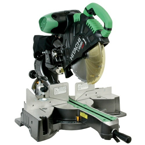 Miter Saws | Factory Reconditioned Hitachi C12RSHR 12 in. Sliding Dual Compound Miter Saw with Laser Marker image number 0