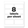 Office Jansan | Avery 60538 PermaTrack 2 in. x 3.75 in. Laser Printers Tamper-Evident Asset Tag Labels - White (64/Pack) image number 5