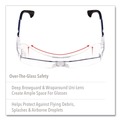 Safety Glasses | Honeywell Uvex S0112 Ultraspec 2001 OTG Safety Eyewear - Clear/Black Frame, Clear Lens image number 4