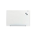 Office Jansan | Universal UNV43202 Frameless 36 in. x 24 in. Magnetic Glass Marker Board - White image number 0