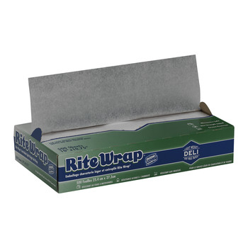 Dixie Rite-Wrap Dry Wax Lightweight Deli Paper, 10 x 10.75, 500 Sheets/Pack, 12 Packs/Carton