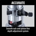 Compact Routers | Factory Reconditioned Makita RT0701C-R 6.5 Amp 1-1/4 HP Corded Compact Router image number 3