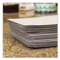 Food Trays, Containers, and Lids | SCT SCH 1150 Double Wall Pad Paper 10 in. x 14 in. Bakery Bright White Cake Pad - White (100/Carton) image number 2