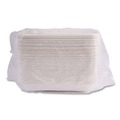 Food Trays, Containers, and Lids | Eco-Products EP-SCRC24NFA 24 oz 8 x 6 x 1 Vanguard Worldview Renewable and Compostable Sugarcane Take-Out Containers - White (400/Carton) image number 4
